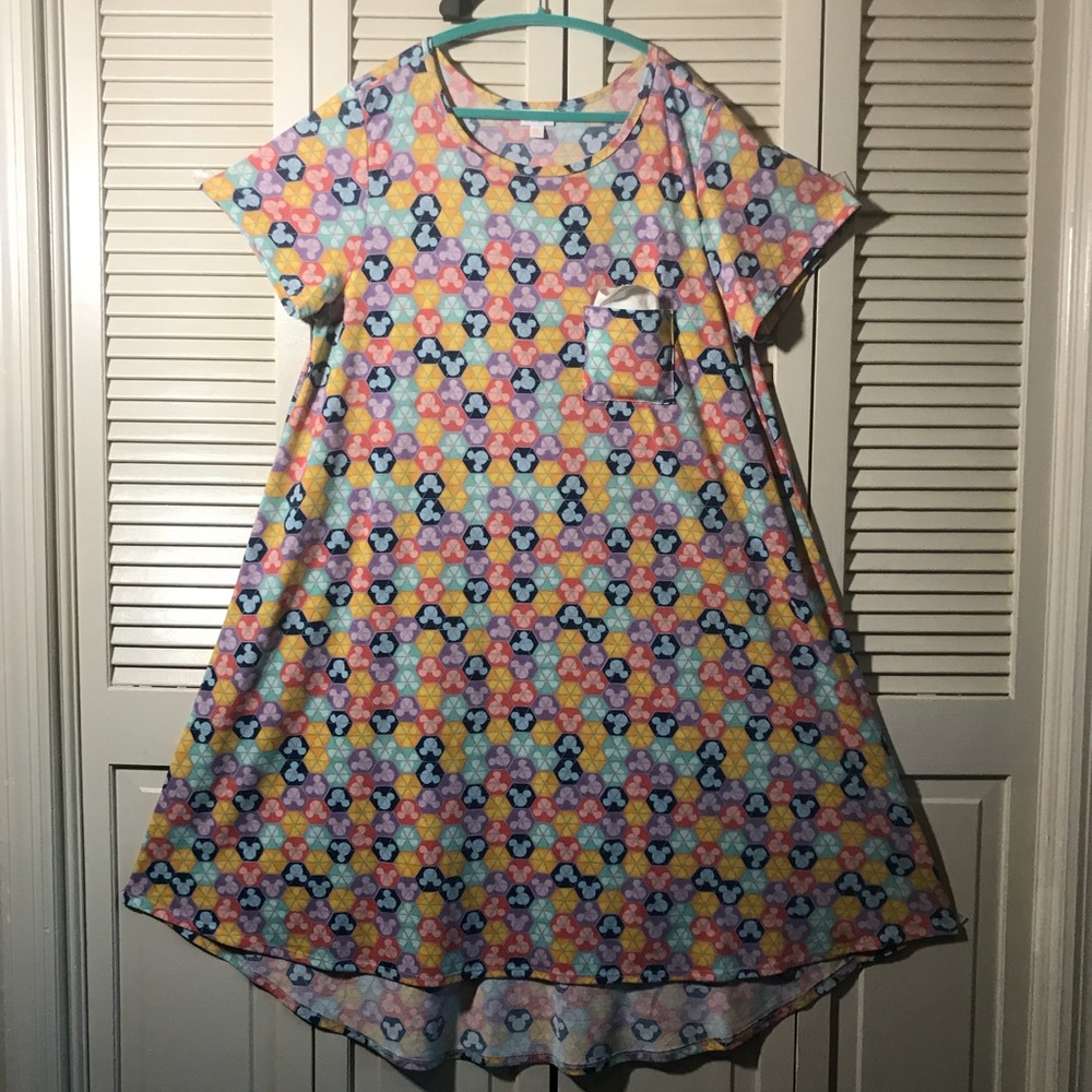 LuLaRoe Disney Mickey Mouse Carly 3XL.
